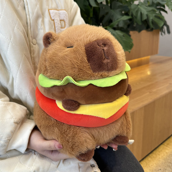 "The Birthday Grump" | Capybara with No Chill - Festive Indifference Stuffed Animal