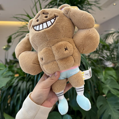 The Supportive Buff Guy Muscle Boyfriend Pillow - The Ultimate Hug | Ugly Cute Plush - Weirdcore Toy