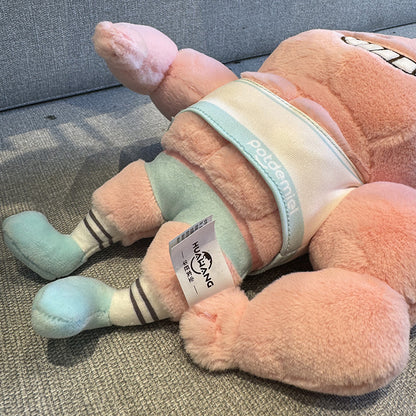 The Supportive Buff Guy Muscle Boyfriend Pillow - The Ultimate Hug | Ugly Cute Plush - Weirdcore Toy