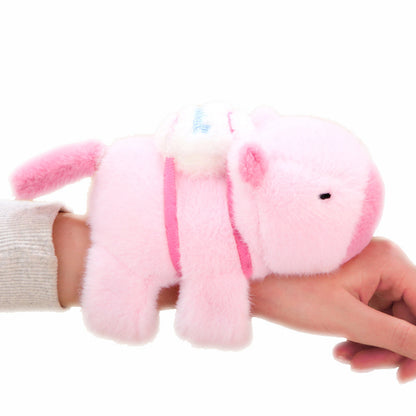 The Hugger: Slap-Wrap Capybara Wrist Companion | Ugly Cute Plush - Weirdcore Toy