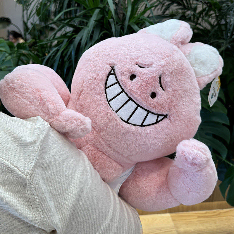 The Supportive Buff Guy Muscle Boyfriend Pillow - The Ultimate Hug | Ugly Cute Plush - Weirdcore Toy