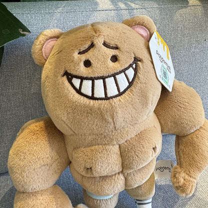 The Supportive Buff Guy Muscle Boyfriend Pillow - The Ultimate Hug | Ugly Cute Plush - Weirdcore Toy